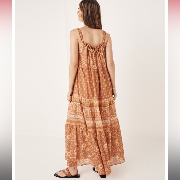 Spell and The Gypsy Collective Utopia Strappy Sundress Cinnamon NWT! - Picture 3 of 5